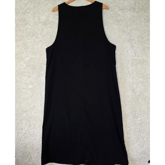 Amanda Smith Dress Womens XL Black Sleeveless Maxi Pocket Modest Y2K Retro - Picture 7 of 10